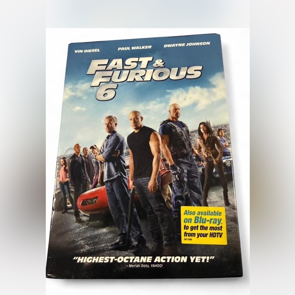 Fast & Furious 6 Blu-ray Cover